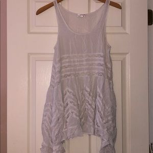 White cover up / dress / top